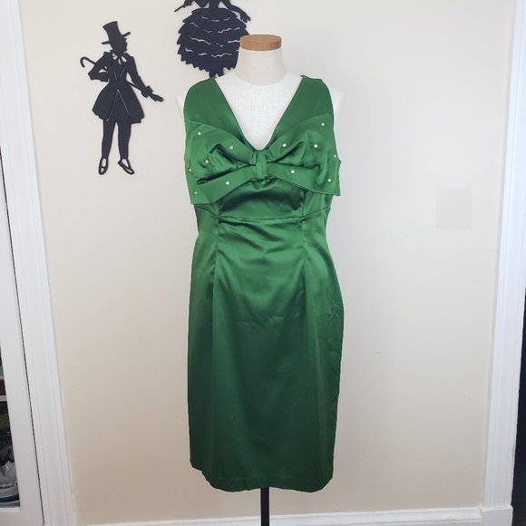 Pinup Couture Green Sophia Dress Size XXL - Picture 6 of 11